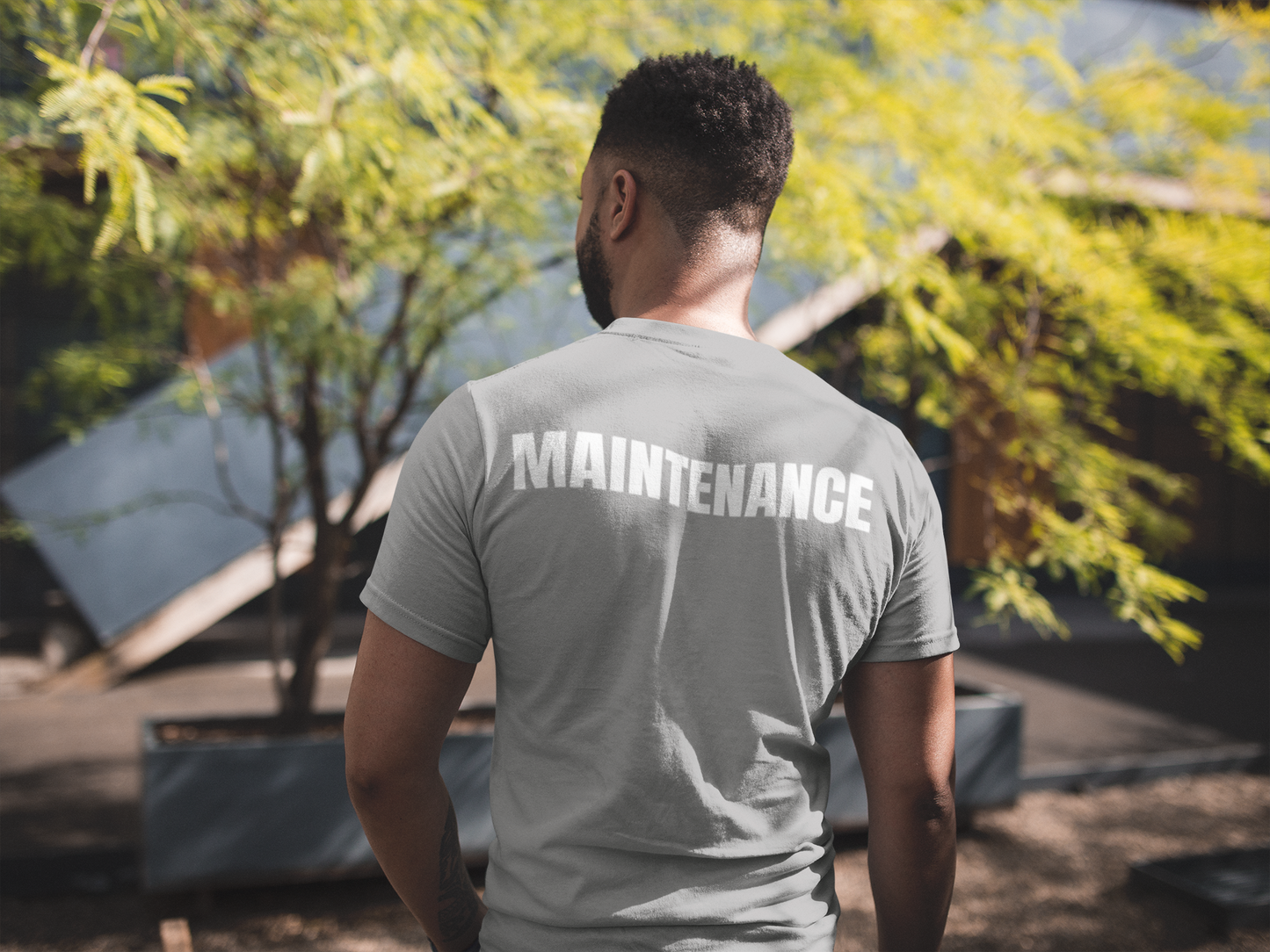 Maintenance Short Sleeve T-Shirt Sport Grey