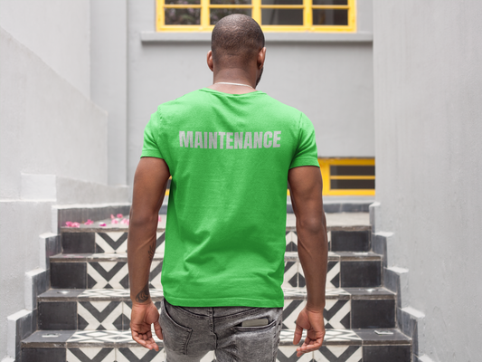 Maintenance Short Sleeve T-Shirt Lime Green